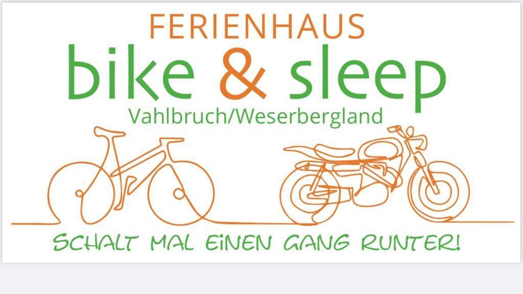 Bike & Sleep Weserbergland Ferienhaus Vahlbruch 外观 照片